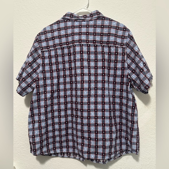 Disney Jerry Leigh Blue and Red Plaid Shirt size 22W/24W - Picture 6 of 16